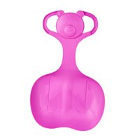 Magideal - Trineo De Nieve, Trineo, Trineo Deslizante De Arena Y Hierba, Tabla De Esquí, Trabajo Pesado, Trineo De Nieve Para Descenso Para Niños, Adultos, Niños Rosa Roja