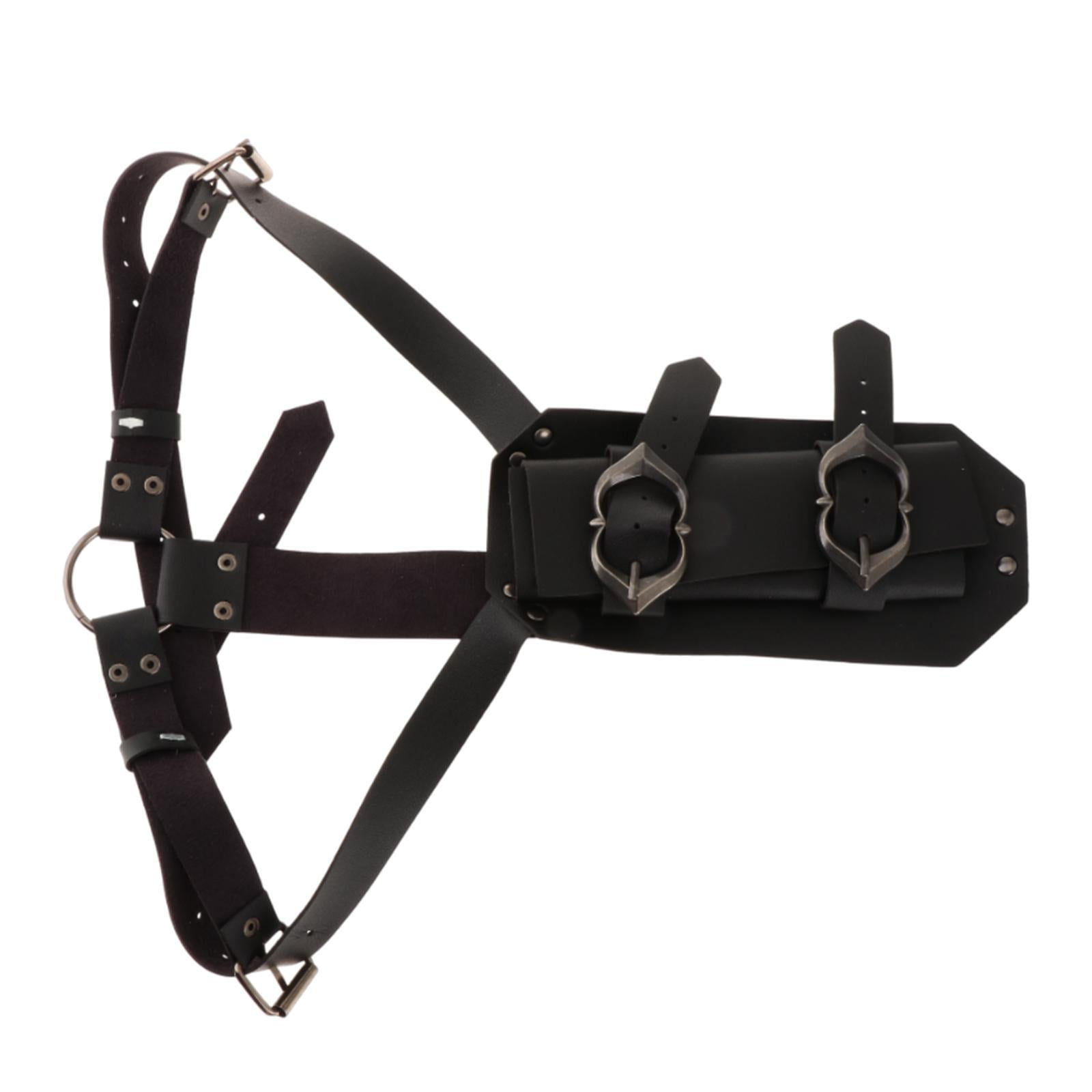 Bothyi - Correa De Hombro Ajustable Con Forma De Rana Y Espada Trasera Para Disfraces De Halloween En El Escenario, Color Negro