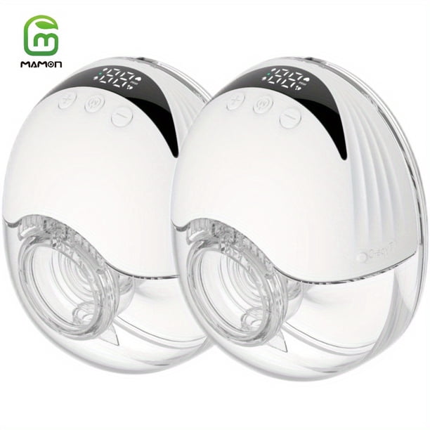 Breast Pump, Hands-Free Electric Breast Pump, BPA Free With 4 Mode 12 Levels, 220ml Large Capacity Leak-Proof Design & Low Noise, 24mm All-in-One Painless Breastfeeding Breast Pump