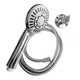 thumbnail image 1 of Juego De Ducha Completo Cabezal Soporte Y Flexible 1.5m, 1 of 6