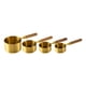 thumbnail image 3 of Juego De Cucharas Medidoras De 4 Uds., Herramientas De Medida De Cocina Antiescaldaduras De Acero Inoxidable, Color Dorado, 3 of 3