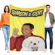 thumbnail image 1 of Samson y Gert anti-pilling, suave, ligera, esponjosa y acogedora de lujo para hogar y cocina – Perfecta para niños y adultos,100X80cm, 1 of 6