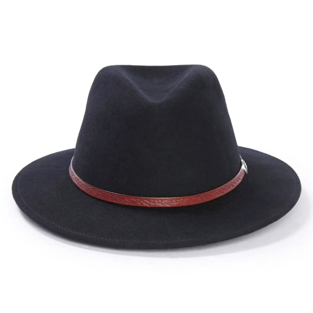Sombrero Stetson Cromwell Negro S Lana Repelente Al Agua