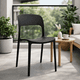 thumbnail image 5 of Silla Moderna Negra 43x41x83 Cm Para Comedor Terraza U Oficina, 5 of 7