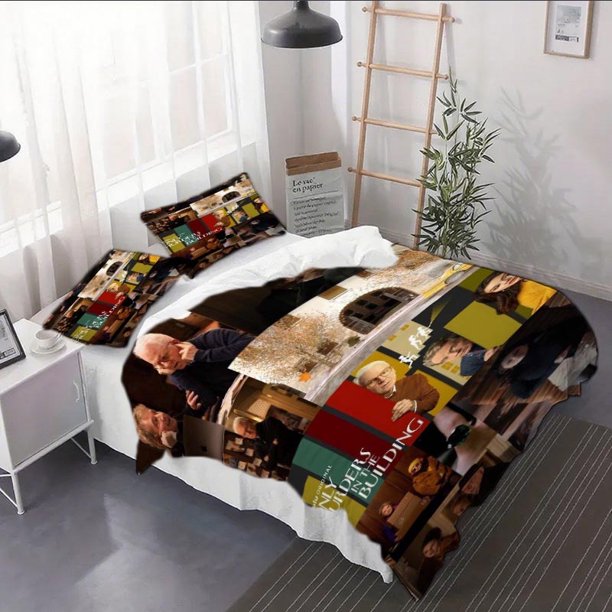 3pcs Only Murders in the Building TV Show Collage Poster Duvet Cover Set - Bedding Set Pillowcase + Duvet Cover