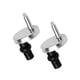 thumbnail image 2 of 2x Fijaciones De Bisagra Para Asiento De Inodoro, Piezas De Repuesto Universales Duraderas Para Asiento De Inodoro, Estilo A, 2 of 5