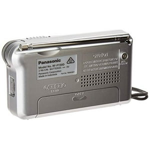 Radio Portátil De Bolsillo Panasonic Rfp-150D Am/Fm Con Pilas Plata/Tapete