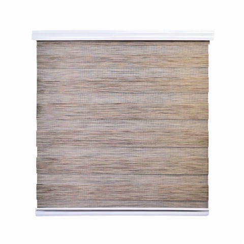 Cortina Roller Duo Zebra Dia Y Noche 80 X 200 Cm Marron Jaspeado Guiza