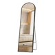 thumbnail image 1 of Espejo Ovalado Cuerpo Entero 150x40 cm Arco con Base Plegable Negro, 1 of 3