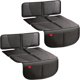 thumbnail image 1 of Protector de asiento de coche Helteko, 2 unidades, impermeable, negro, 1 of 7