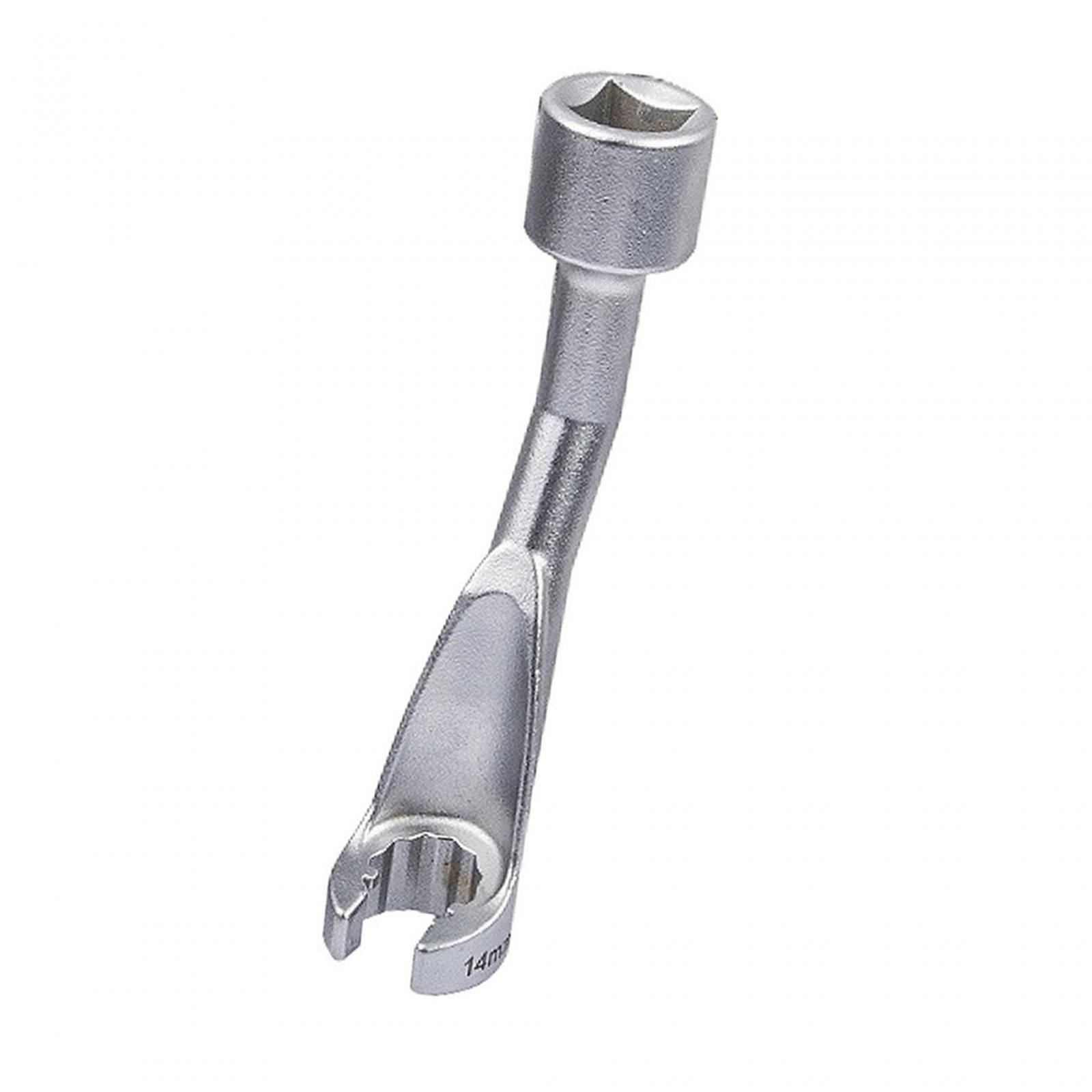 Ioensy - Llave Para Tuercas De Tubo De Combustible De 1/2""Llave De Tubo De Doble Extremo L Para Línea De Combustible De 14 Mm