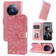 thumbnail image 3 of Funda tipo cartera FOXDOCK para Realme 12 Pro Plus , diseño girasol en relieve, cuero PU, cierre magnético, soporte y tarjetero, 3 of 5