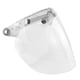 thumbnail image 2 of Escudo de visera a prueba de viento 3 Snap para cascos de motocicleta de cara abierta Visera de casco Escudo de cara Retro Escudo de viento Len Claro, 2 of 5