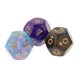 thumbnail image 1 of Juego De Dados De Varios Lados Juego De Mesa Mazmorras D&D Juegos De Rol Juegos De Rol Bar Juguetes Café Verde Púrpura, 1 of 5