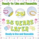 thumbnail image 3 of Banner de cumpleaños Virosera 25 años, decoración de fiesta con medusas, 3 of 7