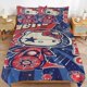 thumbnail image 5 of The Anime Hello Kitty Quilt Duvet Cover Set Comforter Cover 3 Pieces Bedding Printed Quilt Cover Set with Pillow Cases Easy Care And Soft Hand Feel Bed Sheets, 5 of 5