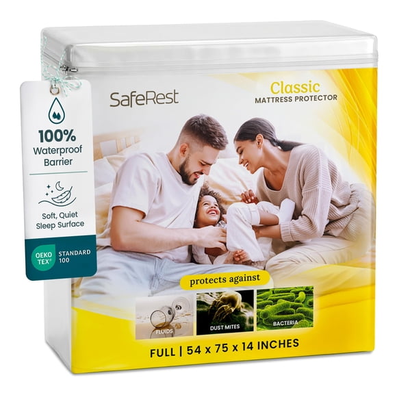 Protector de colchón impermeable SafeRest Full 137 x 190 x 36 cm