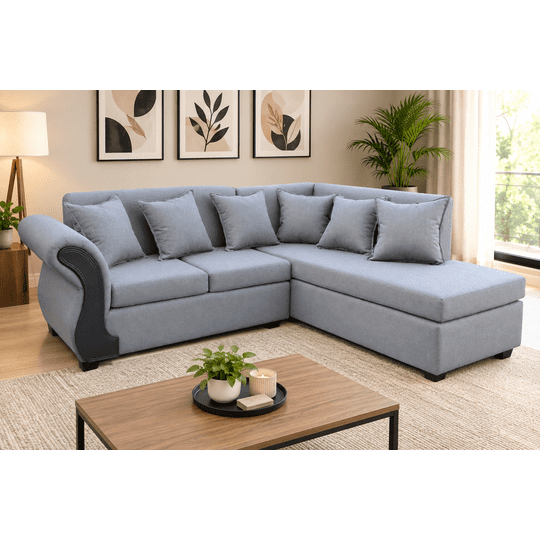 Diseño A&m - Sofa Seccional Valeria Gris