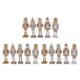 thumbnail image 1 of 15 piezas 12 cm cascanueces de madera solider figura modelo títere mu?eca decoración para el hogar, 1 of 5