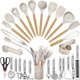 thumbnail image 1 of Set de Utensilios de Cocina BESTZMWK 35 piezas Silicona y Madera, 1 of 3