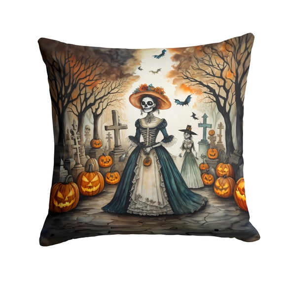 Cojín La Catrina Halloween 14x14