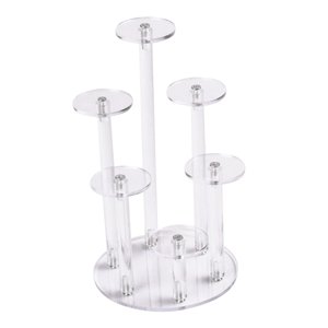 Bothyi - Soporte De Exhibición De Anillo De Joyería Transparente De Múltiples Capas Para Fiestas De Cumpleaños