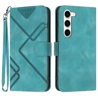 Funda Foxdock Para Samsung Galaxy S23 – Tipo Libro Con Soporte, Billetera, Correa Y Diseño Elegante