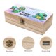 thumbnail image 3 of Bebé Tortuga Caja Organizadora de Madera Rústica - Caja Decorativa Multifuncional para Escritorio, Hogar, Oficina, Joyas y Manualidades, 3 of 6