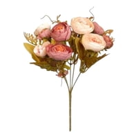 Genérico - Set 4 Ramo Flores Artificiales Belleza Adorno Atemporal Jhn