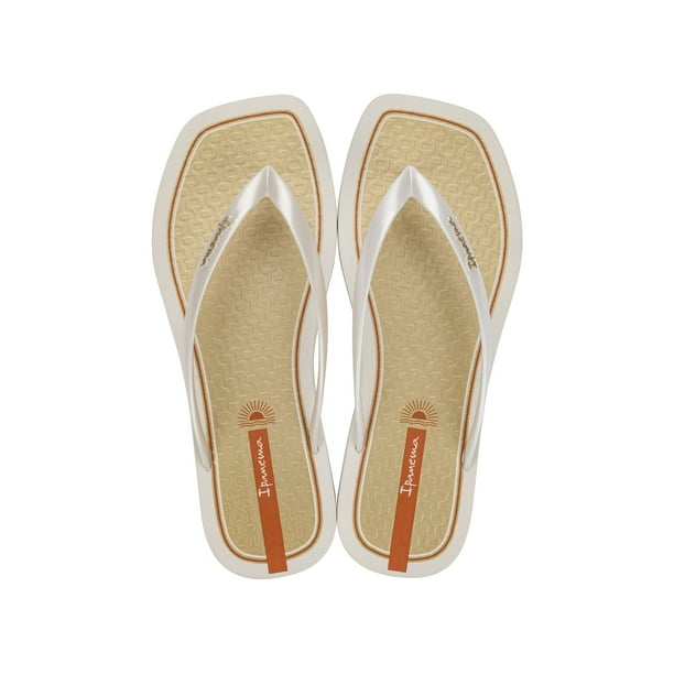 Sandalia Mujer Beige/Dorado Edge Glam Ipanema