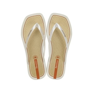Sandalia Mujer Beige/Dorado Edge Glam Ipanema