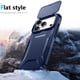 thumbnail image 2 of Funda Resistente para iPhone 17 Pro con Tapa Deslizante y Protección Militar Azul, 2 of 6