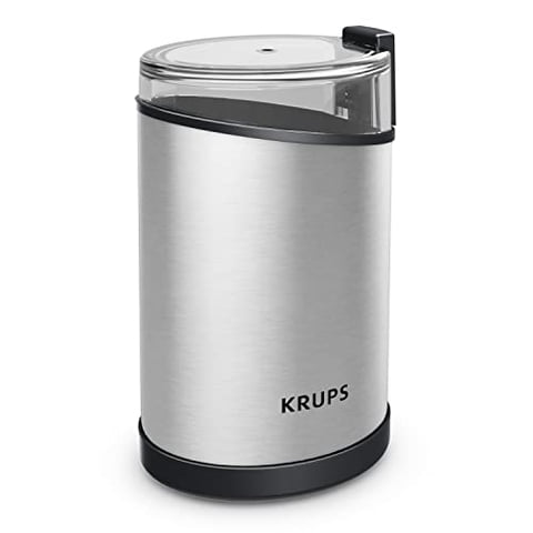 Molino Krups Gx204 Café Especias Hierbas Secas Cuchillas De Acero Inoxidable Capacidad 12 Tazas
