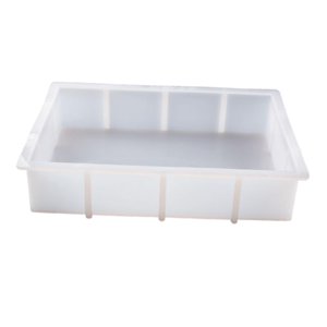 Bothyi - Molde De Silicona Molde De Fundición De Resina Epoxi Rectángulo De Flores Secas