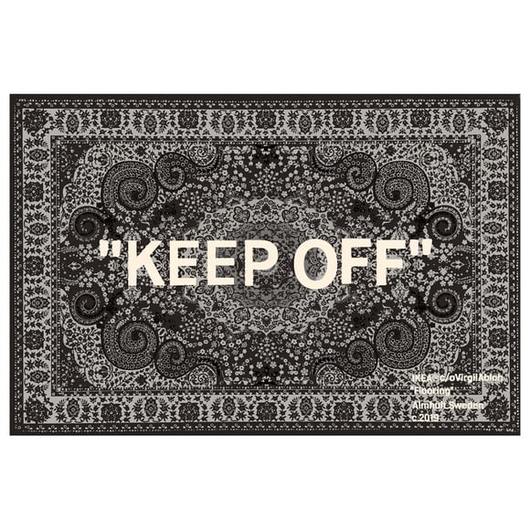 Alfombra KEEP OFF Cashew Flower Paisley 180 x 250 cm Grande