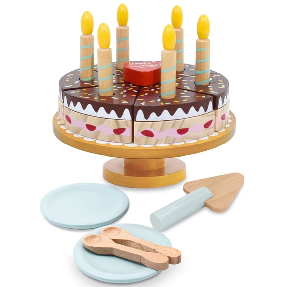 Toy Cake Playset Pair Pear Fiesta de cumpleaños para niños mayores de 3 años