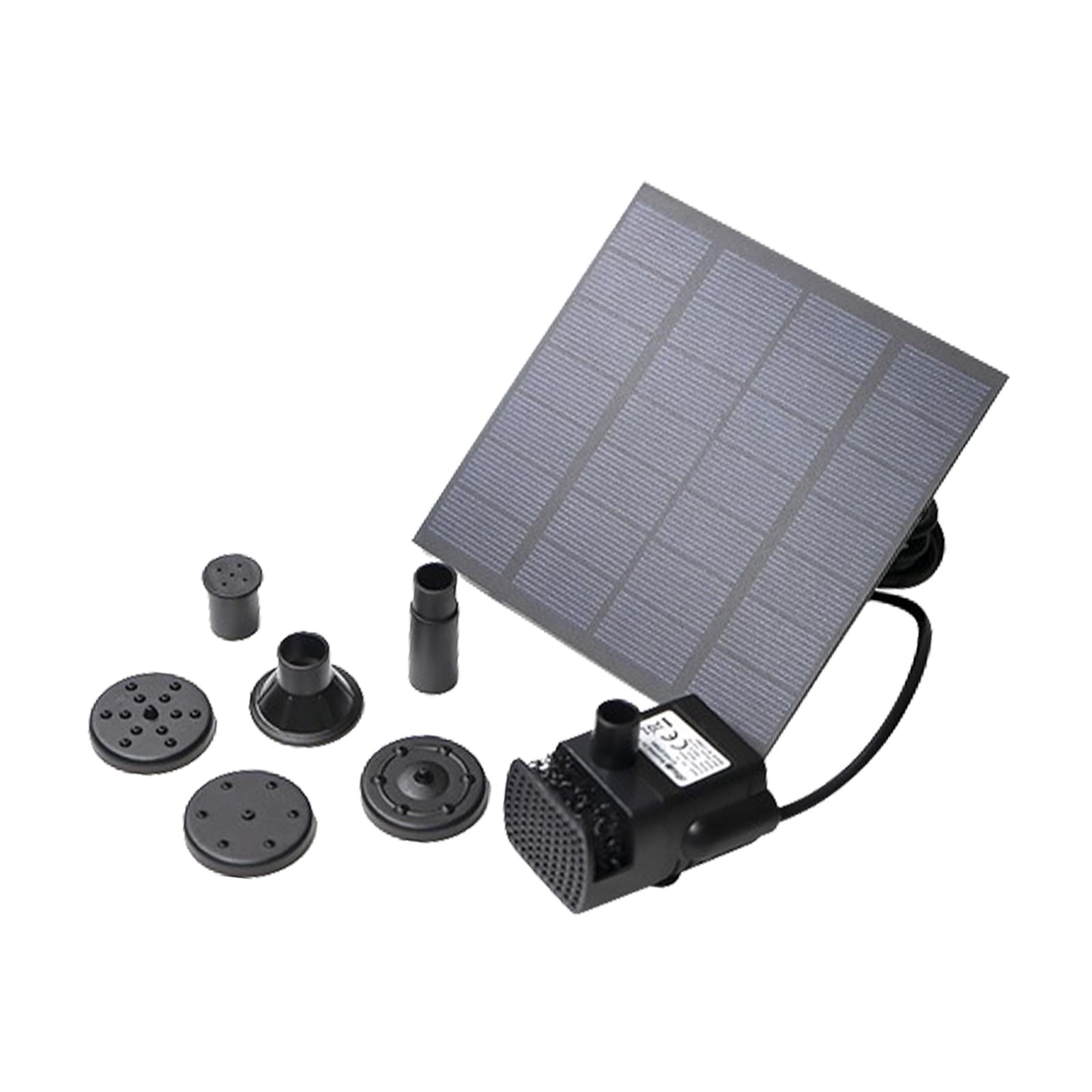 Ioensy - Bomba De Agua Solar, Kit De Fuente Solar Multifuncional Diy Para Pecera De Jardín