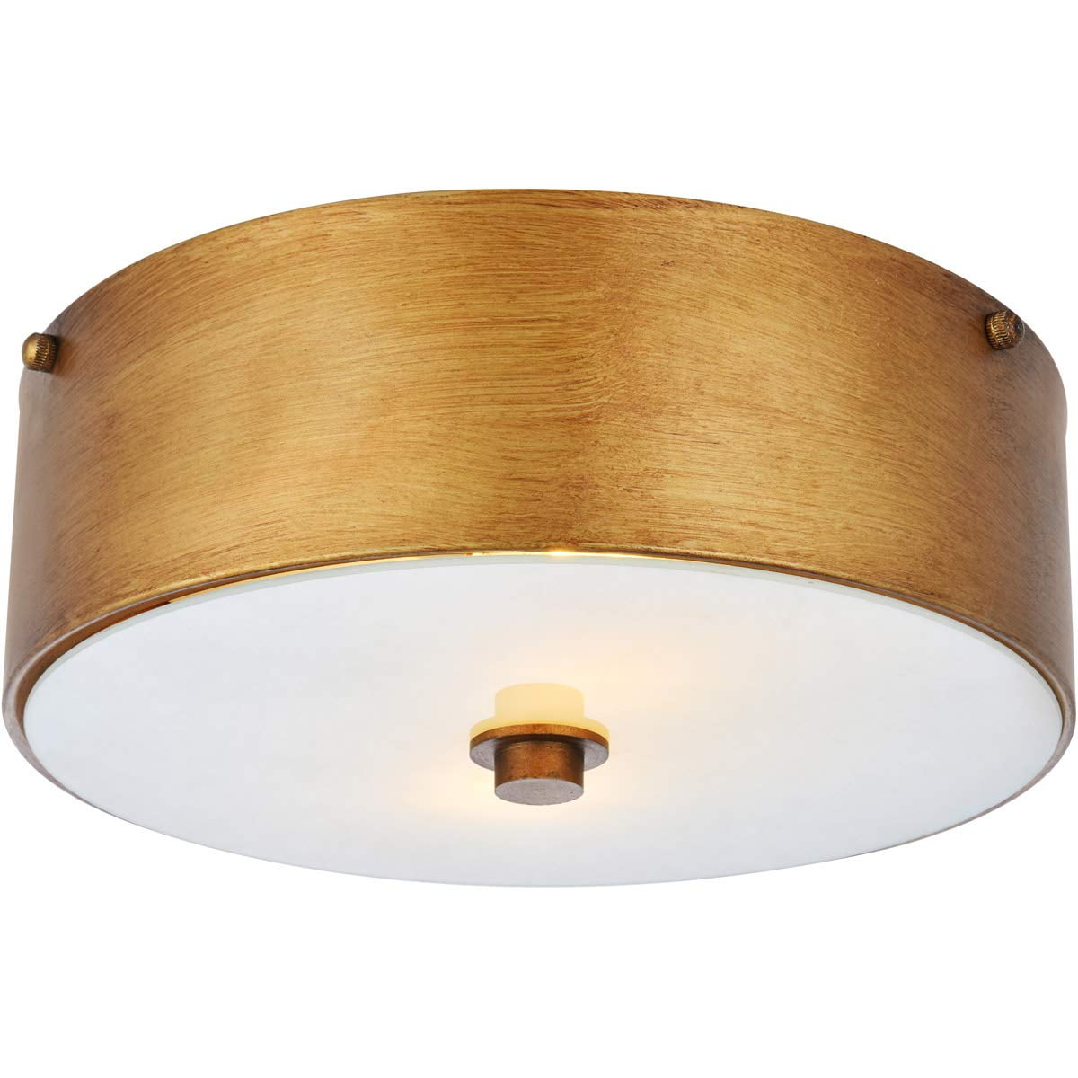 Elegant Lighting - Lámpara De Techo Elegante Living District Hazen De 2 Luces En Dorado Vintage