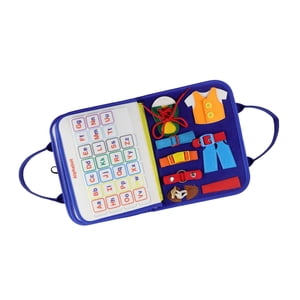 Magideal - Tablero Ocupado De Fieltro Plegable Para Niños Pequeños Montessori Juguetes Preescolar Desarrollo Temprano Viajes, Actividades De Automóvil Para Niños