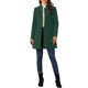 thumbnail image 2 of INSPIRE CHIC Abrigo de Mujer de Largo Medio con Cuello Mao, Abotonado, Abrigo de Invierno con Bolsillos Inclinados y Forro Completo Verde Oscuro M, 2 of 6
