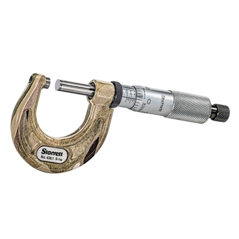 Micrómetro Starrett Cft436.1Xrl-1, 0-1 Cm, Rango 0,0001 Cm, Grado