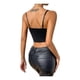 thumbnail image 5 of Crop Top De Encaje Con Tirantes Y Broches Delanteros - NEGRO, 5 of 5