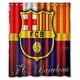 thumbnail image 1 of Cortina de ducha del FC Barcelona con ganchos (152 x 183 cm), 1 of 3
