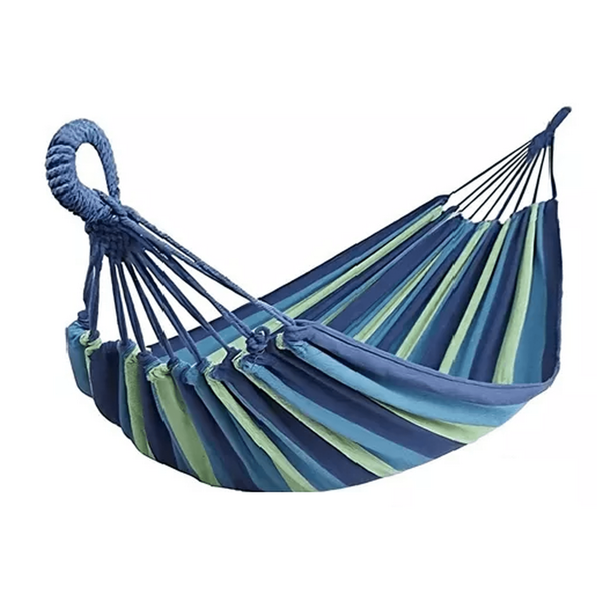 Genérico - Hamaca Camping 1 Plaza 80x189 Cm Azul