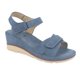 thumbnail image 3 of Sandalia Chalada Mujer Flick-1 Azul Plataforma, 3 of 6