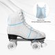 thumbnail image 5 of Patines de ruedas MonSports talla 11 blanco unisex adulto, 5 of 6