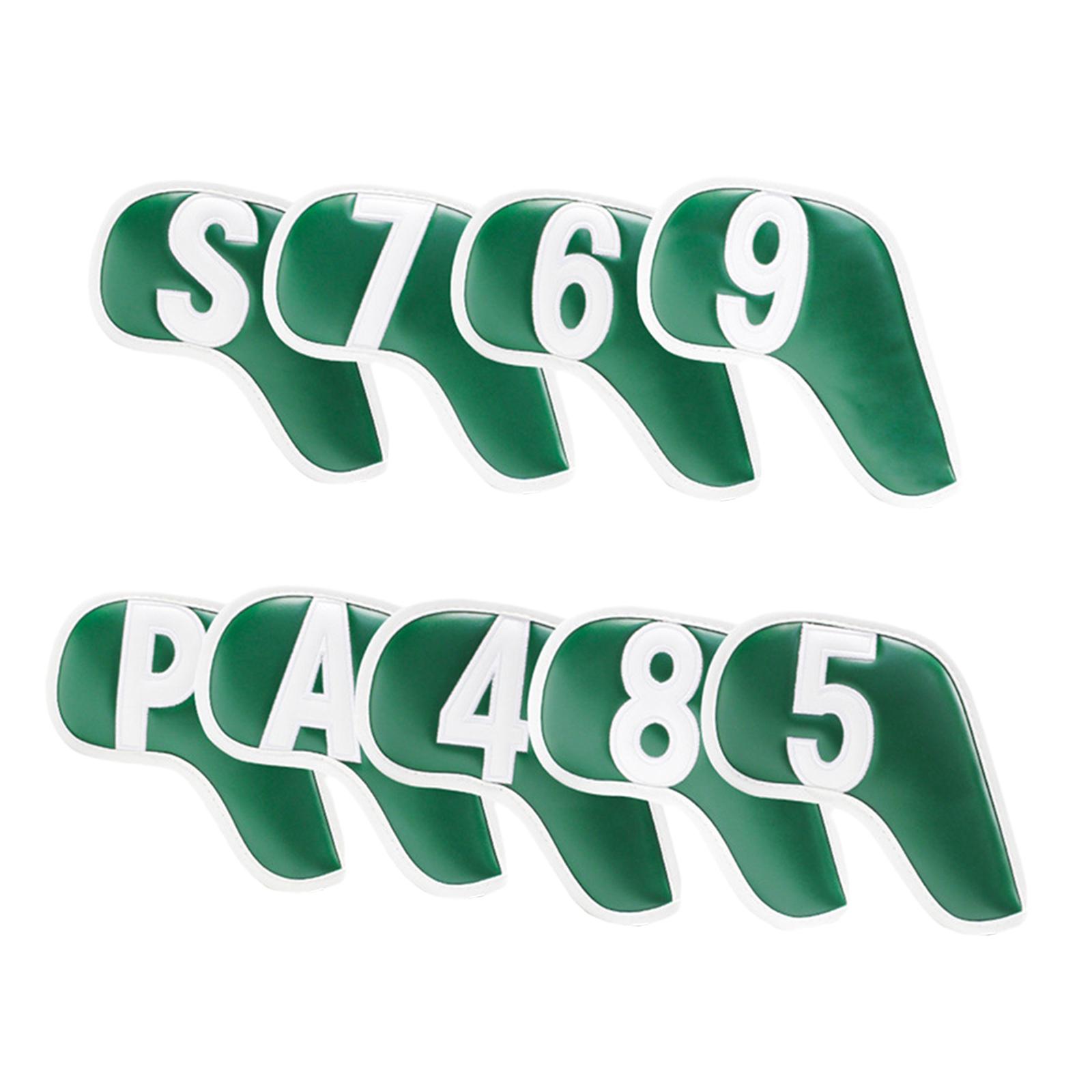 Magideal - Cubierta Para Cabeza De Hierro De Golf, Cubierta Para Cabeza De Palo De Golf, Equipo De Entrenamiento, Putter Para Deportes Al Aire Libre, Protección,