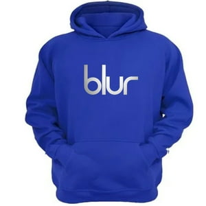 Genérico - Polerón Canguro Blur Azul Talla L Unisex
