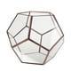 thumbnail image 2 of Caja De Terrarios Geométrica De Metal Tabletop Suculent Planter Planter 15x15x15cm, 2 of 3