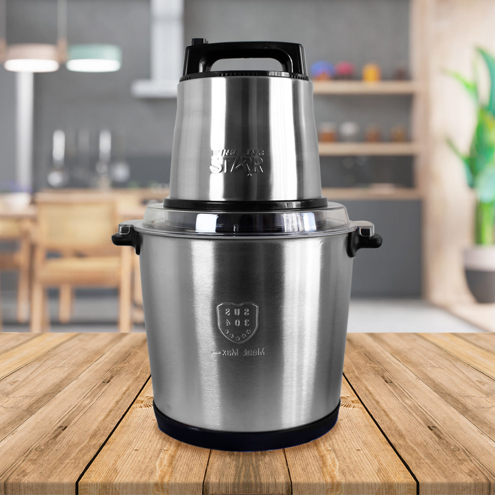 Star - Picadora De Alimentos Industrial 12L Acero Inoxidable – 1800W